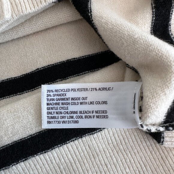 A New Day Striped Button-Up Cardigan Sweater Size Small - Picture 9 of 9